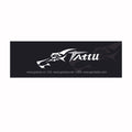Tattu Banner Black and White Size: 1850mm x 800mm