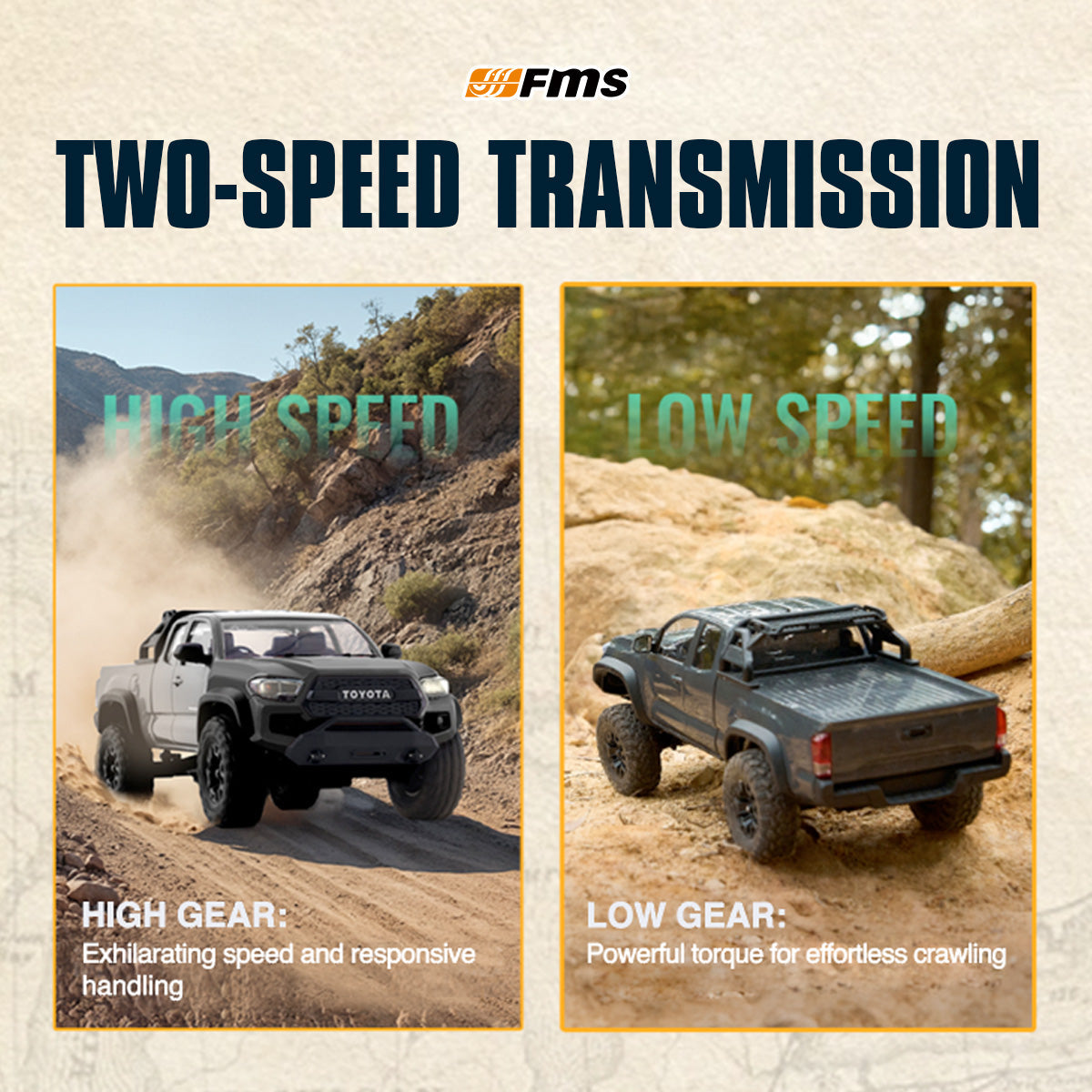 FMS 1:24 FCX24M Toyota Tacoma RTR