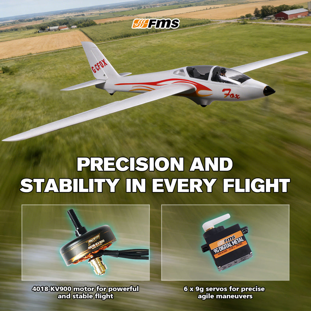 FMS 2300mm FOX V2 Glider PNP