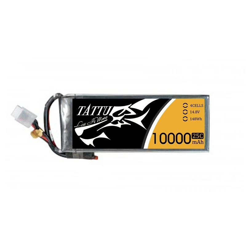 Tattu 10000mAh 4S 25C 14.8V Lipo Battery | No Plug | UAV Classic