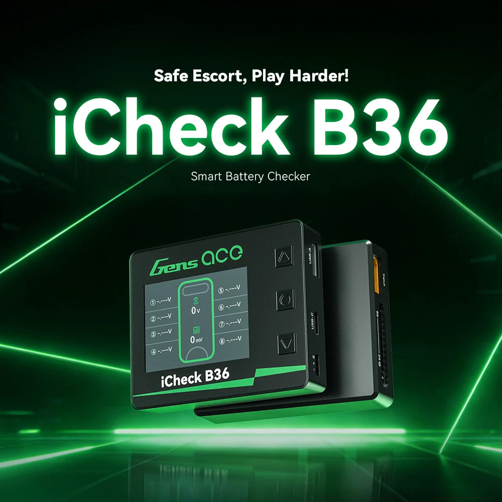 Gens ace iCheck B36 | Smart RC Battery Checker