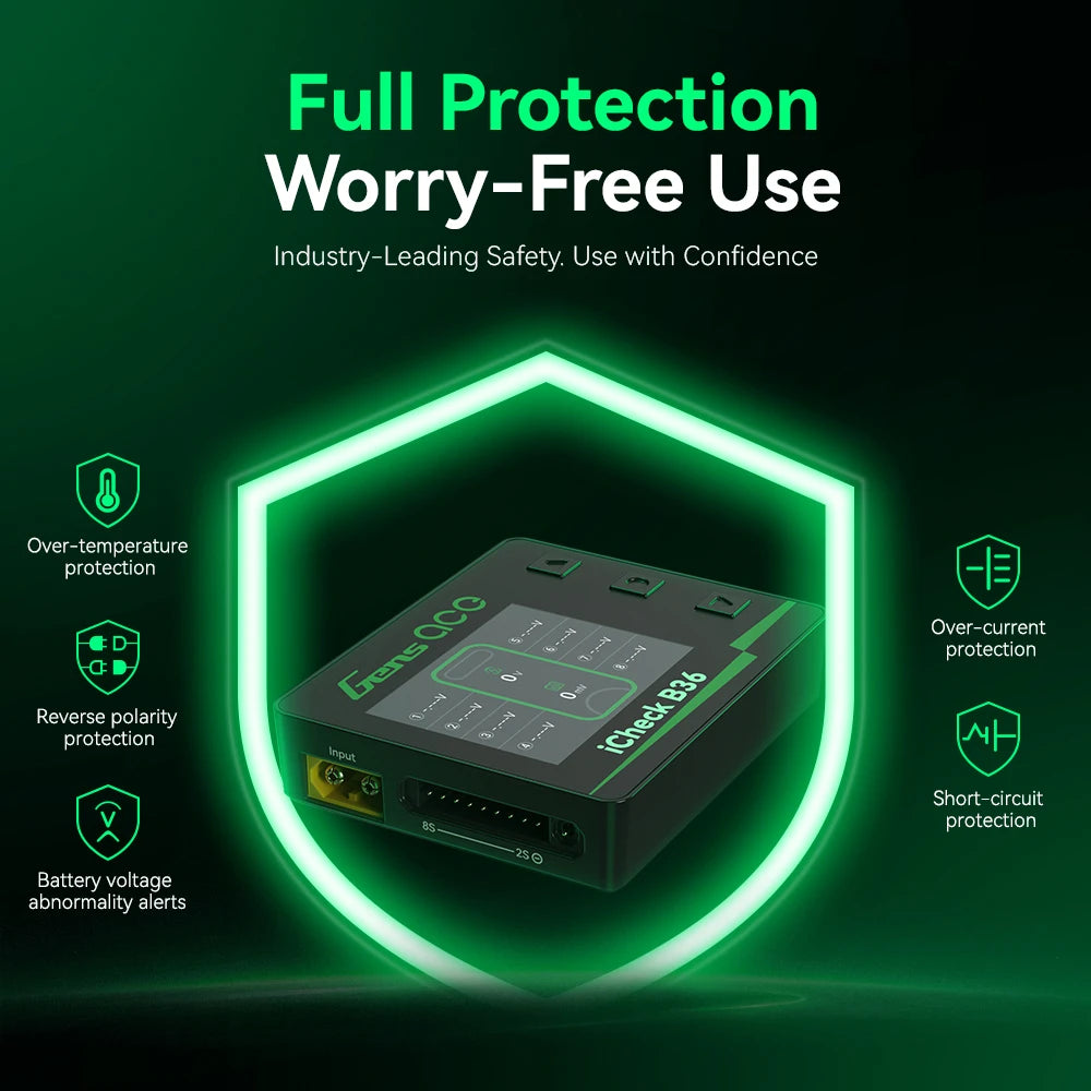 Gens ace iCheck B36 | Smart RC Battery Checker