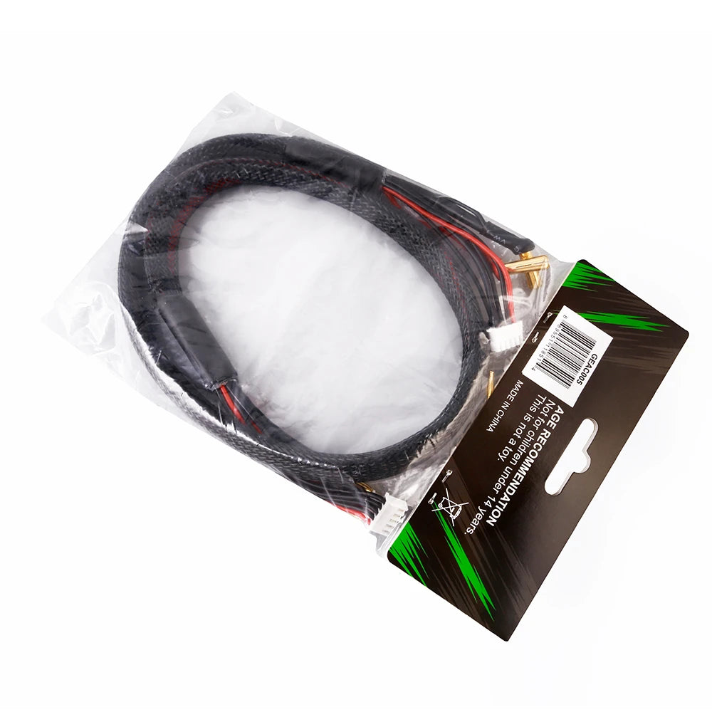 2S/4S Charge Cable: 5mm bullet with 4.0mm bullet Connector
