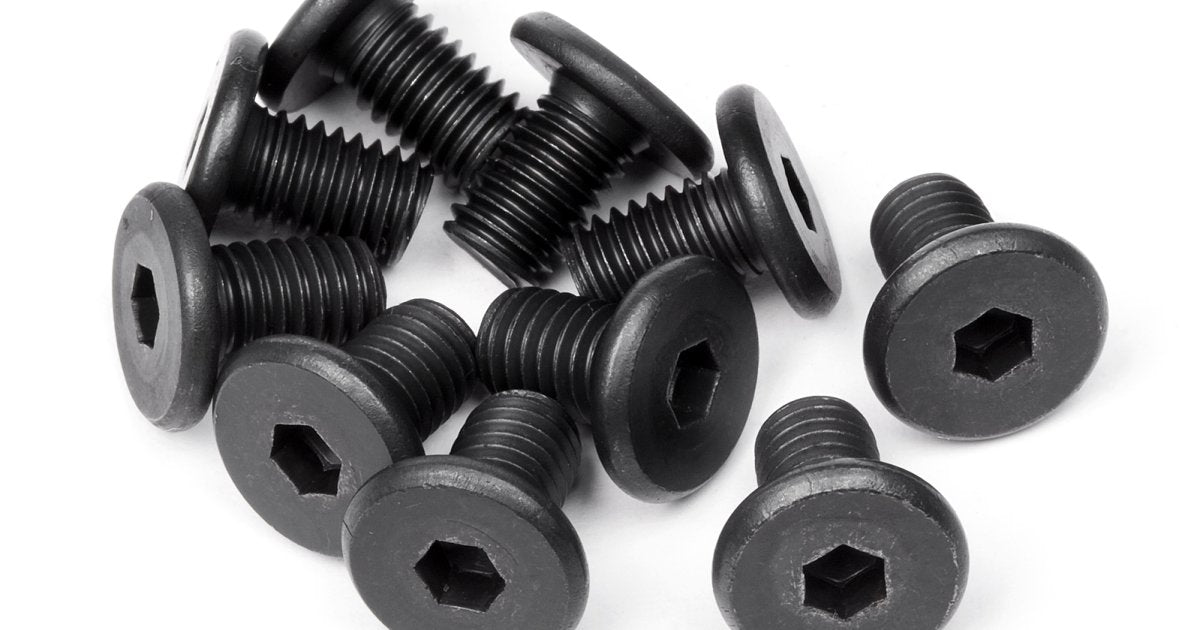 Pan Head Screw M5X8mm (Hex Socket/10pcs) - Model HPI100550 - HPI Racing