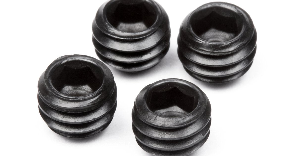 Set Screw M4X3mm (4pcs) - Model HPI100555 - HPI Racing