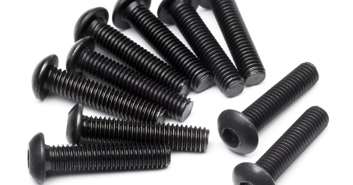 Button Head Screw M3X14mm (Hex Socket/10pcs) - Model HPI100559 - HPI Racing