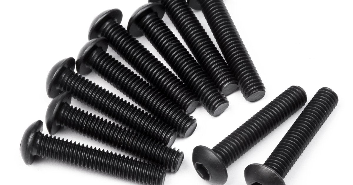Button Head Screw M3X16mm (Hex Socket/10pcs) - Model HPI100560 - HPI Racing