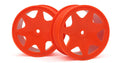 Ultra 7 Wheels, Orange, 30mm (2pcs) - Model HPI100622 - HPI Racing