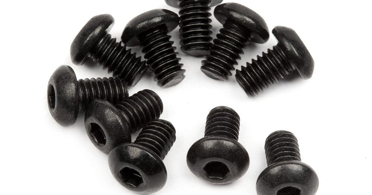 Button Head Screw M2.5X4mm (Hex Socket/10pcs) - Model HPI100864 - HPI Racing