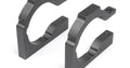 Motor Mounts, 8mm (Savage Flux HP/Gray) - Model HPI100903 - HPI Racing
