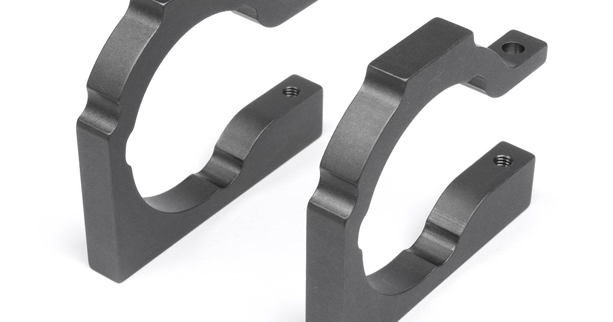 Motor Mounts, 8mm (Savage Flux HP/Gray) - Model HPI100903 - HPI Racing
