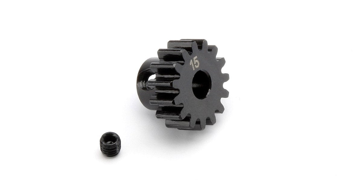 Pinion Gear, 15 Tooth (1M/5mm Shaft) - Model HPI100914 - HPI Racing
