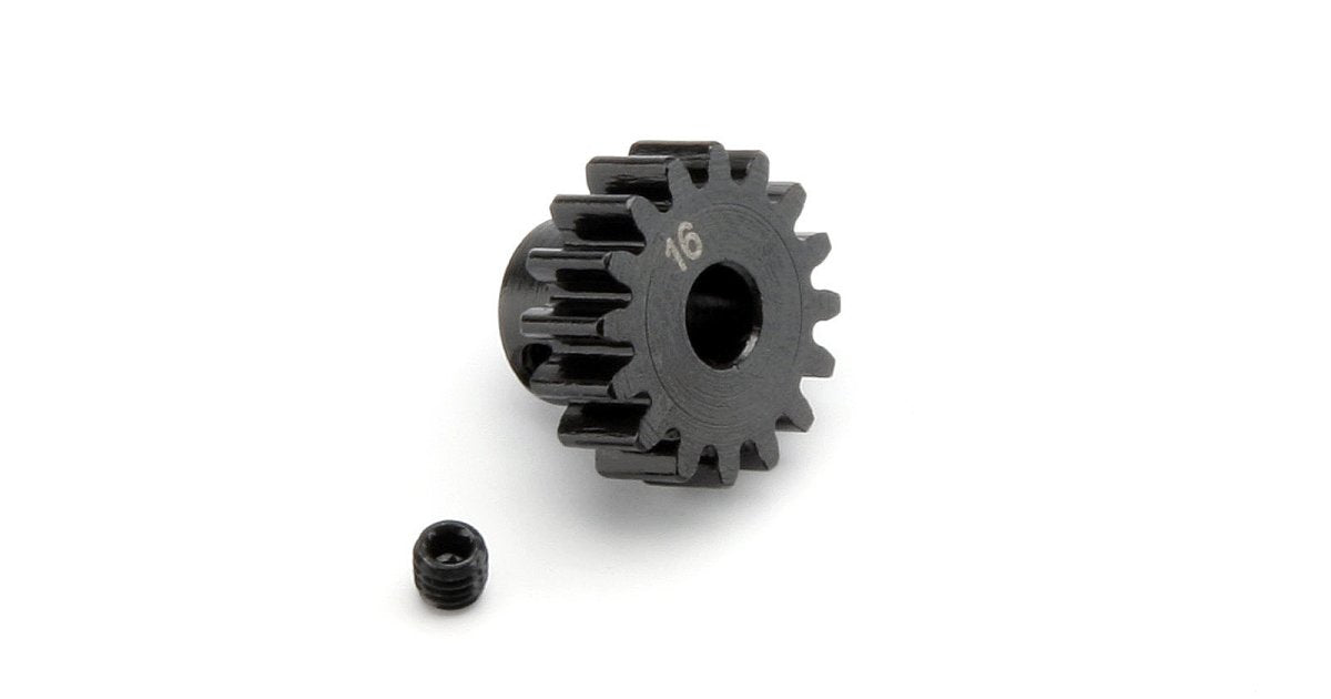 Pinion Gear, 16 Tooth (1M/5mm Shaft) - Model HPI100915 - HPI Racing