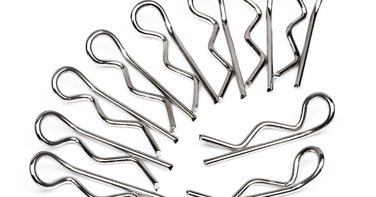 Body Clips, 1/8 Scale (10pcs) - Model HPI101098 - HPI Racing