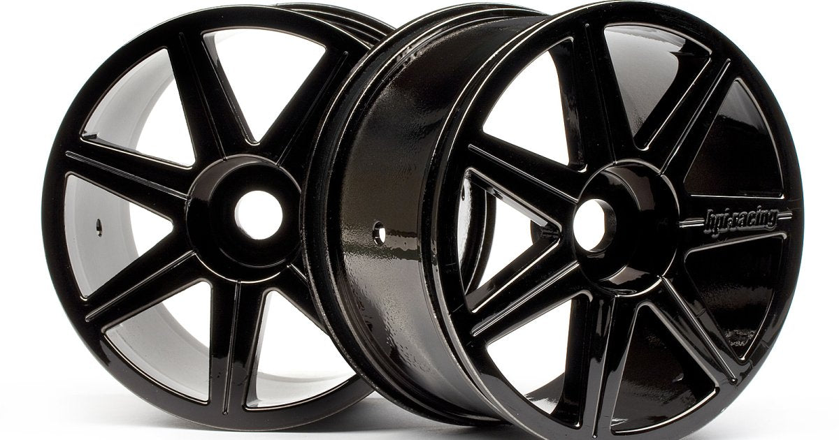 7 Spoke Black Chrome Trophy Truggy Wheels - Model HPI101156 - HPI Racing