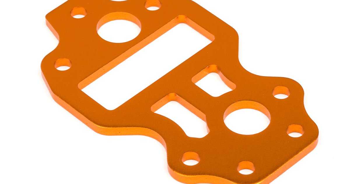 Center Differential Plate, Orange, Bullet MT/ST 3.0 - Model HPI101217 - HPI Racing