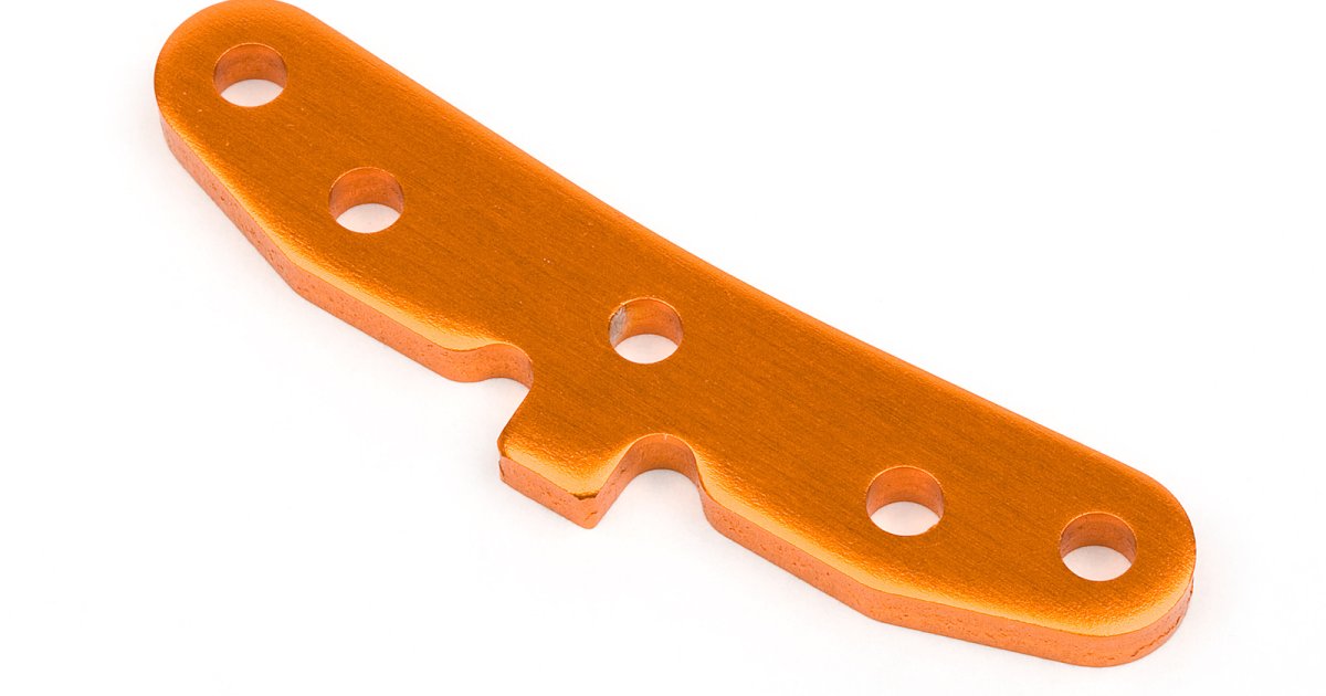 Rear Lower Arm Brace, Orange, Bullet MT/ST - Model HPI101219 - HPI Racing