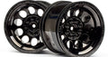 Bullet ST Wheels, Black Chrome (Pair) - Model HPI101252 - HPI Racing