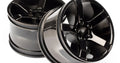Bullet MT Wheels, Black Chrome (Pair) - Model HPI101309 - HPI Racing