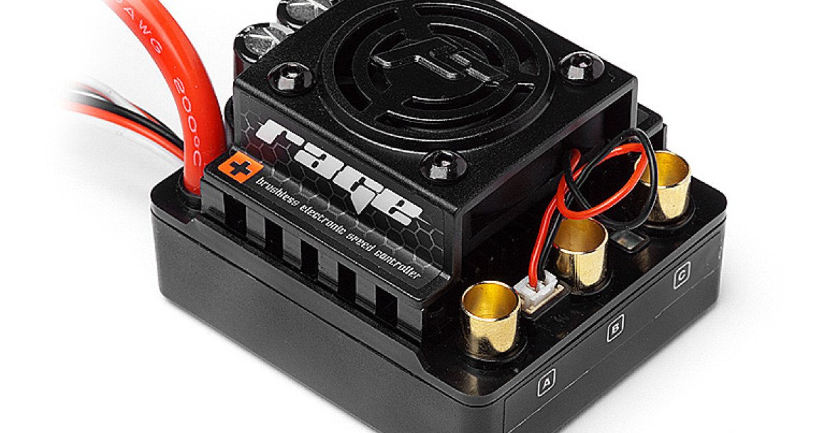 Flux Rage 1:8th Scale 80 Amp Brushless ESC - Model HPI101712 - HPI Racing