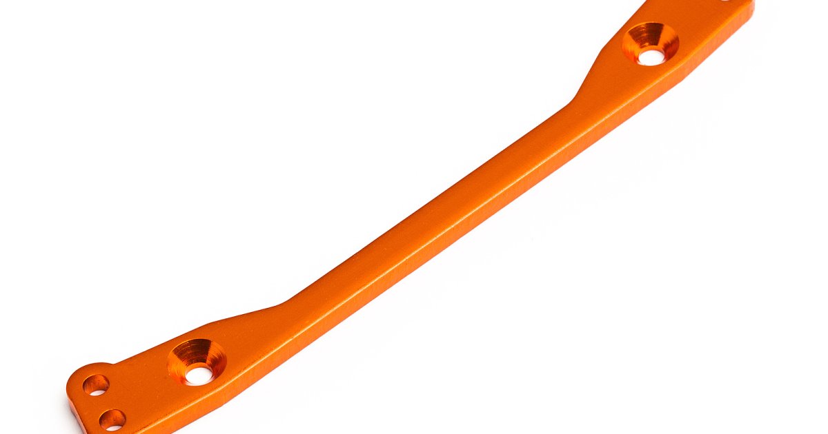 Steering Holder Adapter, 7075, Trophy Truggy (Orange) - Model HPI101765 - HPI Racing