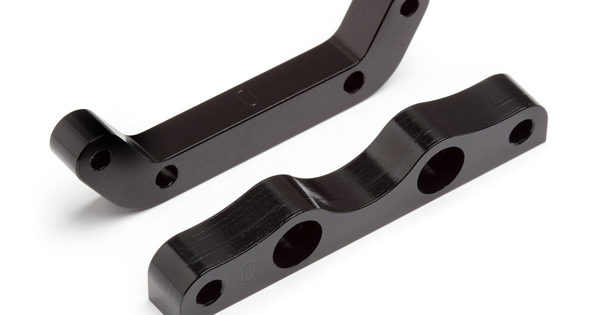 Aluminum Suspension Holder (0 Degree), 6061, Trophy Series (Black) (Opt) - Model HPI101768 - HPI Racing