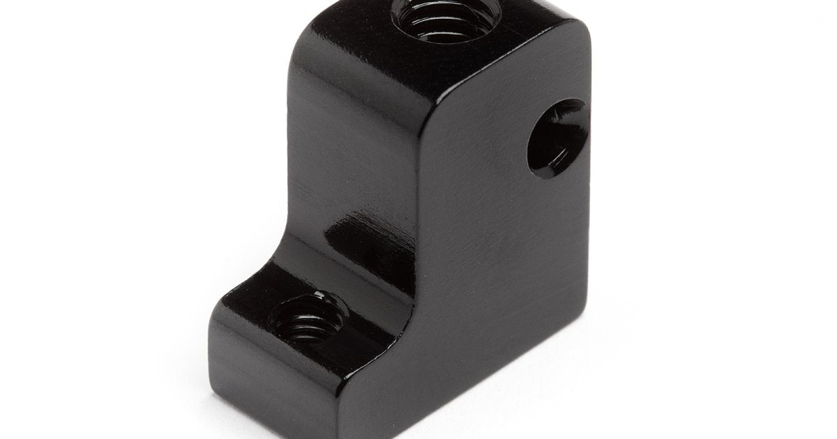 CNC Tuned Pipe Mount, Trophy 3.5/4.6 Series (Black) (Opt) - Model HPI101772 - HPI Racing