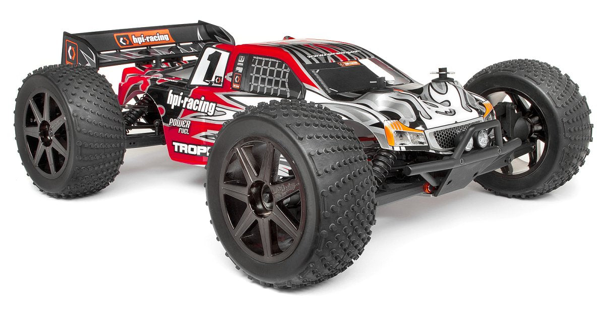 Clear Trophy Truggy 4.6 Bodyshell w/Window Masks and Decals - Model HPI101779 - HPI Racing