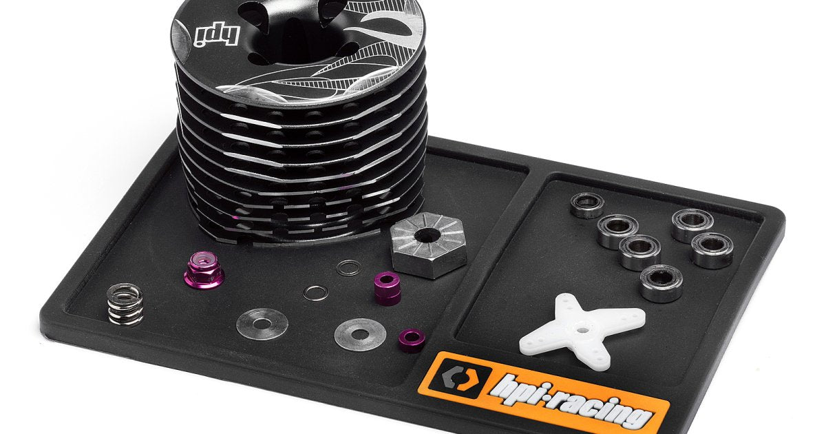 Small Rubber Screw Tray (Black) - Model HPI101998 - HPI Racing