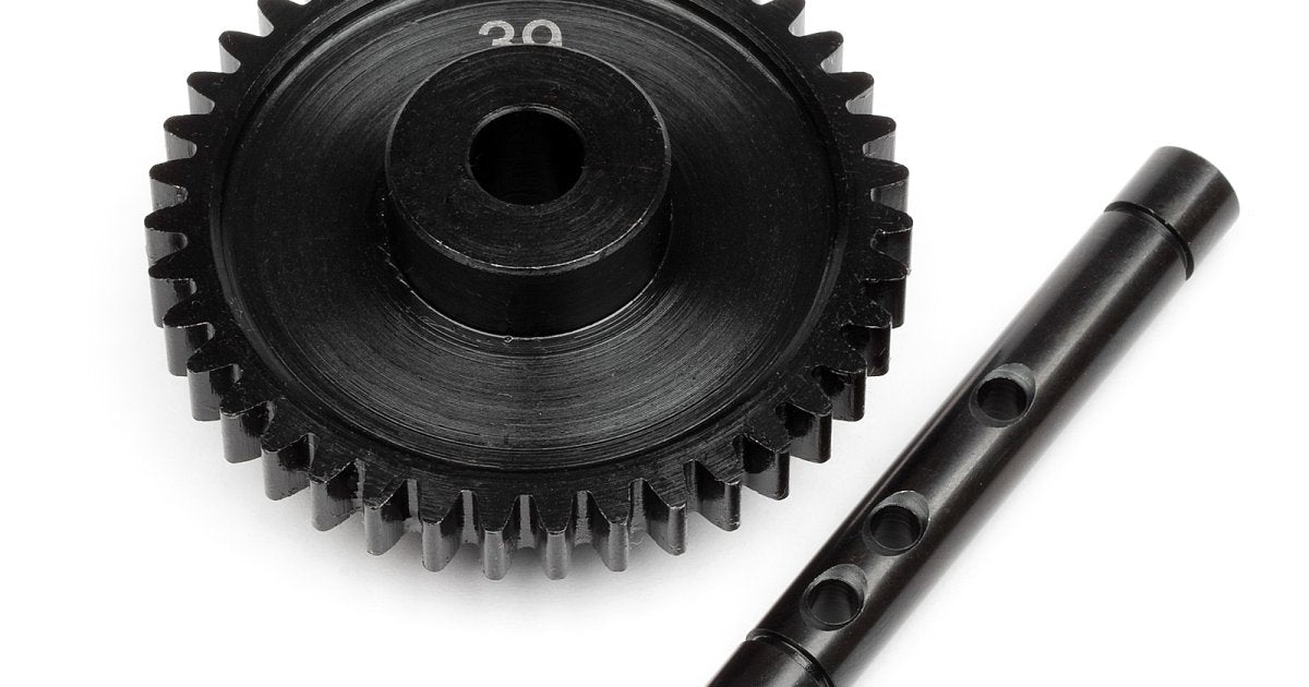 High Speed Idler Gear (39T), and Shaft Set, Savage XL - Model HPI102244 - HPI Racing