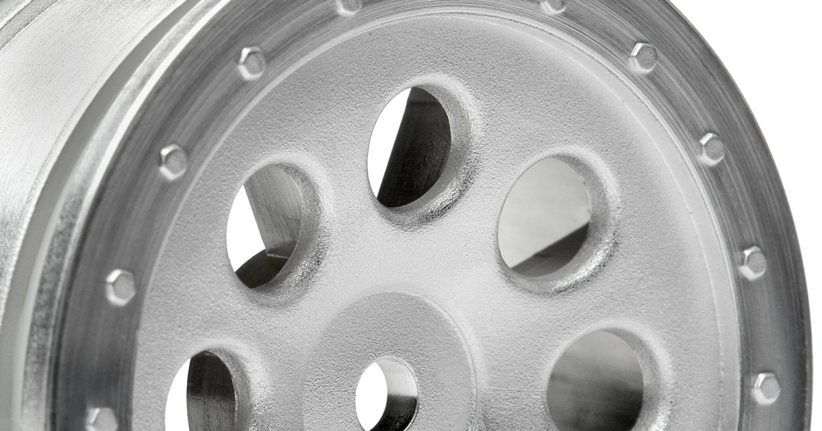 ST-8 Wheel, Matte Chrome, 0mm Offset, (2pcs) - Model HPI103037 - HPI Racing