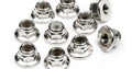 Flanged Lock Nut, M3 (10pcs) - Model HPI103671 - HPI Racing