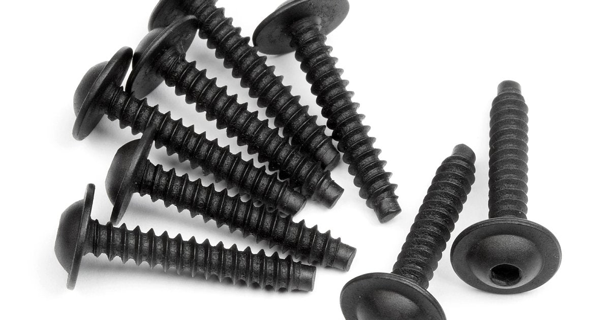 TP Flanged Screw, M3X18mm (Hex Socket), Vorza Flux (8pcs) - Model HPI103673 - HPI Racing