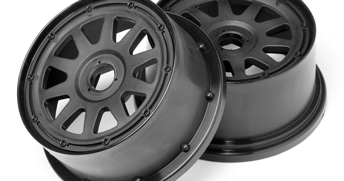 TR-10 Wheel, Black, 120X65mm, -10mm Offset, Baja 5SC/T - Model HPI104971 - HPI Racing