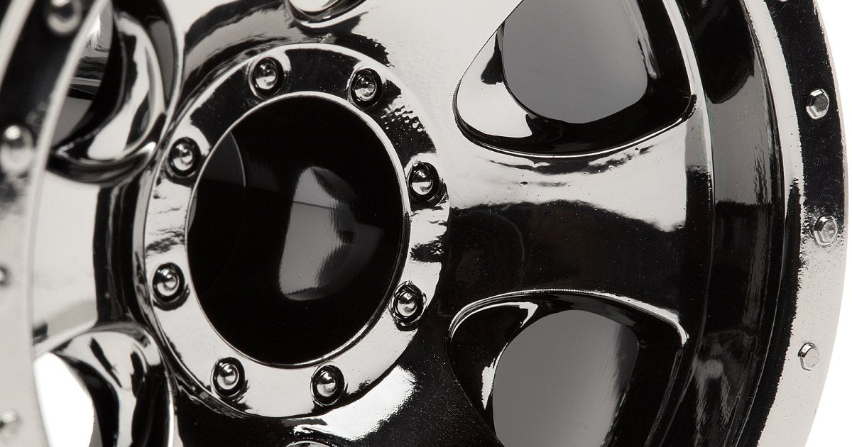 Warlock 2.2 Wheel, Black Chrome (2pcs) - Model HPI105280 - HPI Racing
