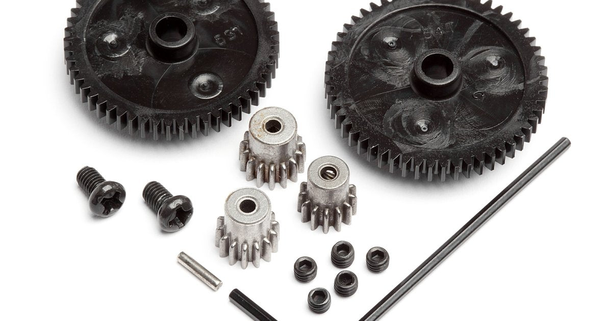 Spur Gear Set (2pcs) & Pinion Gear Set (3pcs), Recon - Model HPI105521 - HPI Racing