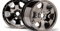 Warlock Wheel, Black Chrome, 83X56mm, Savage X (2pcs) - Model HPI105801 - HPI Racing