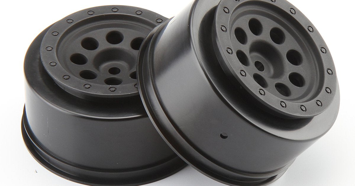 Mk.8 V2 SCT Wheels, Black, 4.5mm Offset (2pcs) - Model HPI106188 - HPI Racing