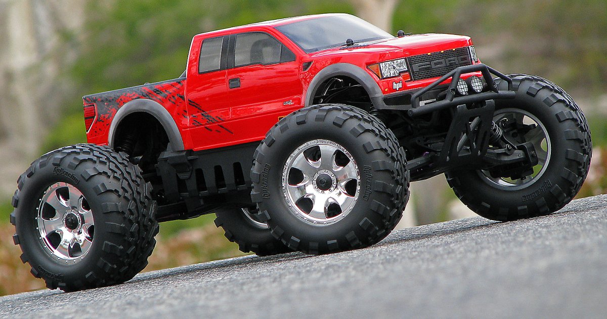 Ford F-150 SVT Raptor Clear Body, Savage X - Model HPI106562 - HPI Racing