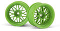 HRE C90 26mm Wheels, 6mm Offset, Green (2pcs) - Model HPI106772 - HPI Racing