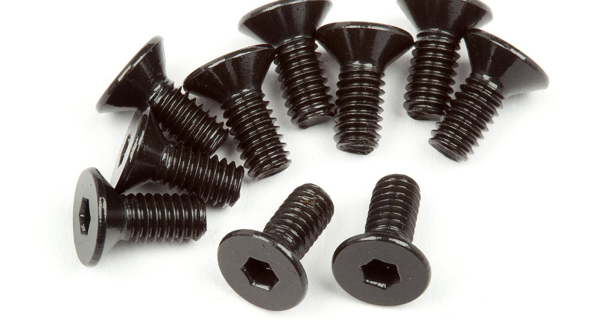Flat Head Screw, M2.5X6mm, Hex Socket, (10pcs) - Model HPI107374 - HPI Racing