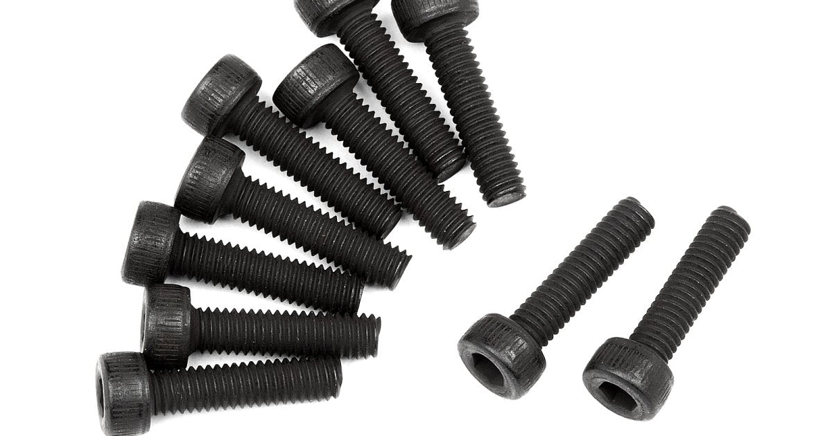 Caphead Screw, M2.5X10mm, Hexhead (10pcs) - Model HPI107890 - HPI Racing