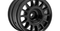WR8 Rally Off-Road Wheel, Black, 48X33mm, (2pcs) - Model HPI107970 - HPI Racing