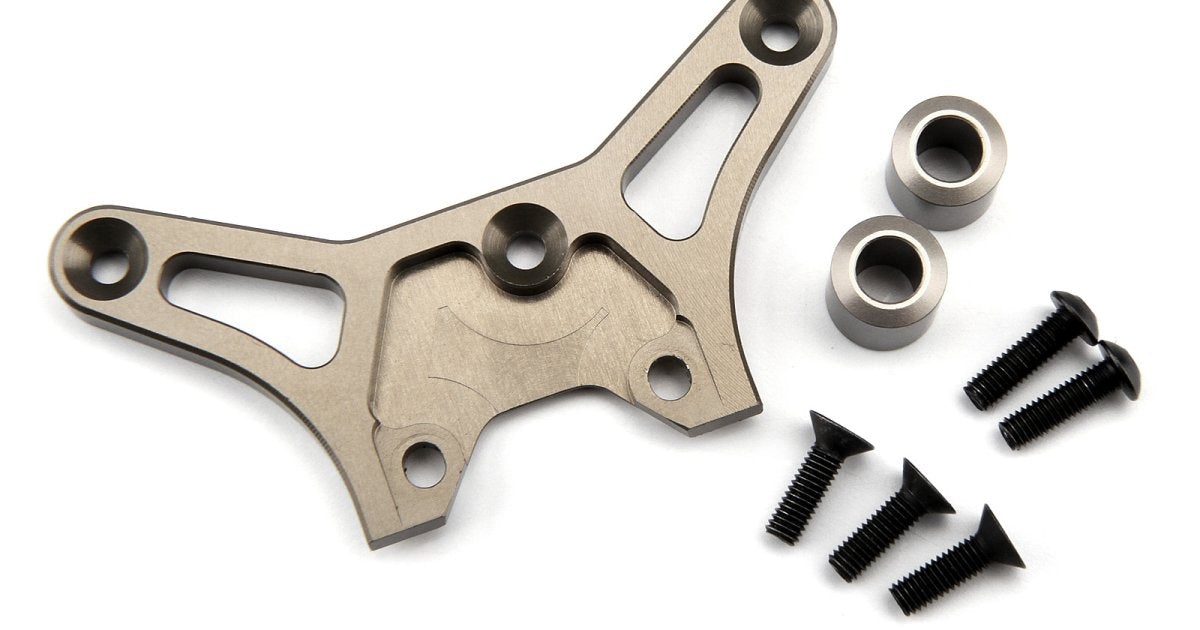 Aluminum Front Upper Brace, Hard Anodized, for the Bullet - Model HPI108022 - HPI Racing