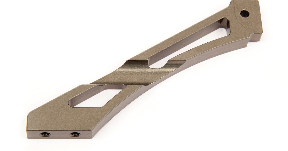 Aluminum Rear Brace, Hard Anodized, for the Bullet - Model HPI108024 - HPI Racing