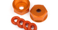 Orange Aluminum Bottom Shock Cap, for the Savage XS (2pcs) - Model HPI108071 - HPI Racing