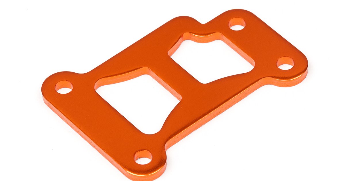 Orange Center Differential Plate, for the WR8 - Model HPI108248 - HPI Racing