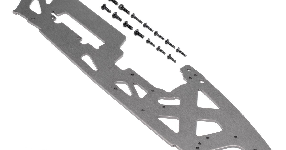Gray TVP Chassis, Right, 3mm, for the Savage XL - Model HPI108940 - HPI Racing