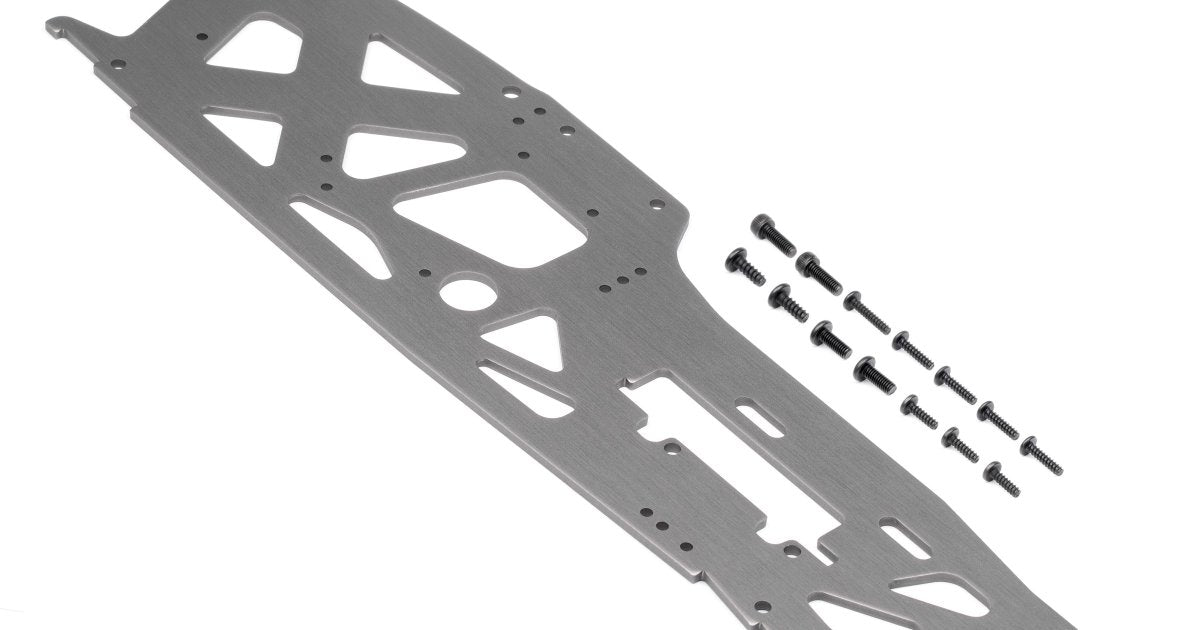 Gray TVP Chassis, Left, 3mm, for the Savage XL - Model HPI108942 - HPI Racing