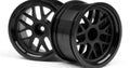 BBS Spoke Wheel, 48X31mm, Black, 9mm Offset, (2pcs) - Model HPI109156 - HPI Racing